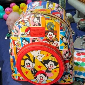 Animaniacs Soft Tag Loungefly Backpack! NWT